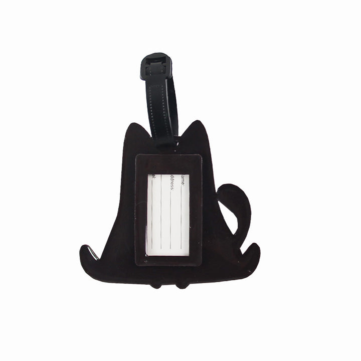 Cute Cat-Themed Luggage Tag Bowlift
