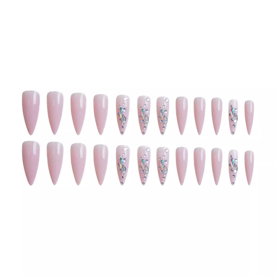 Glamorous artificial nail design Bowlift