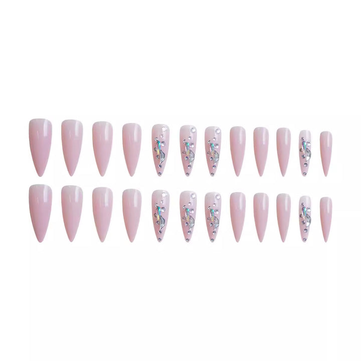 Glamorous artificial nail design Bowlift