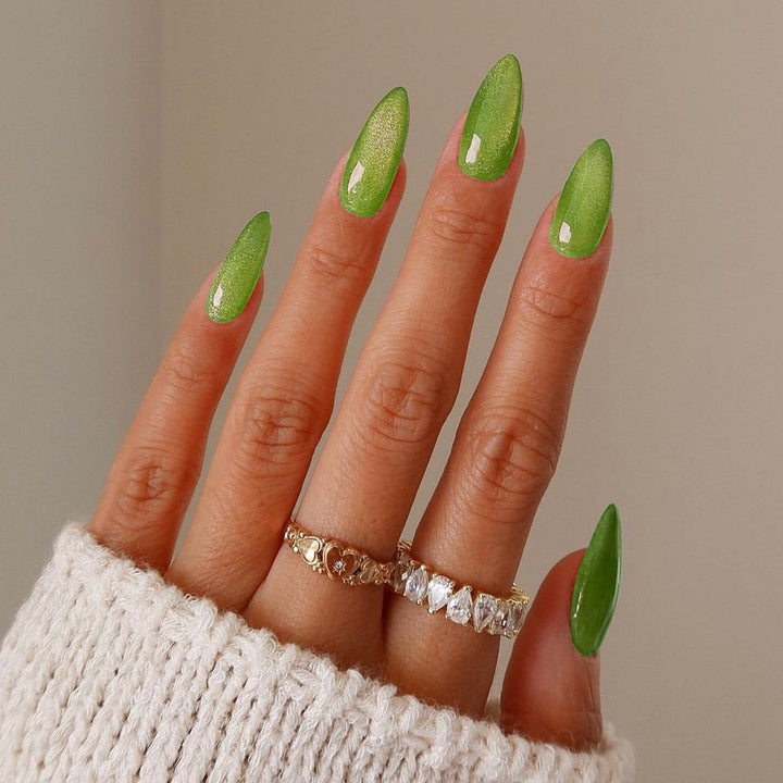 Glossy Gel Press-On Nail Set Bowlift