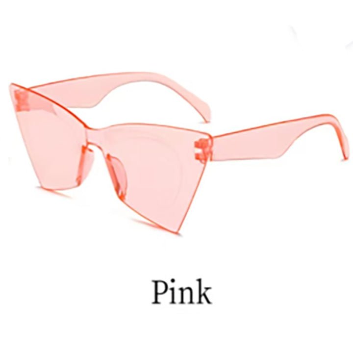 Women's Fashion Transparent Sunglasses Bowlift