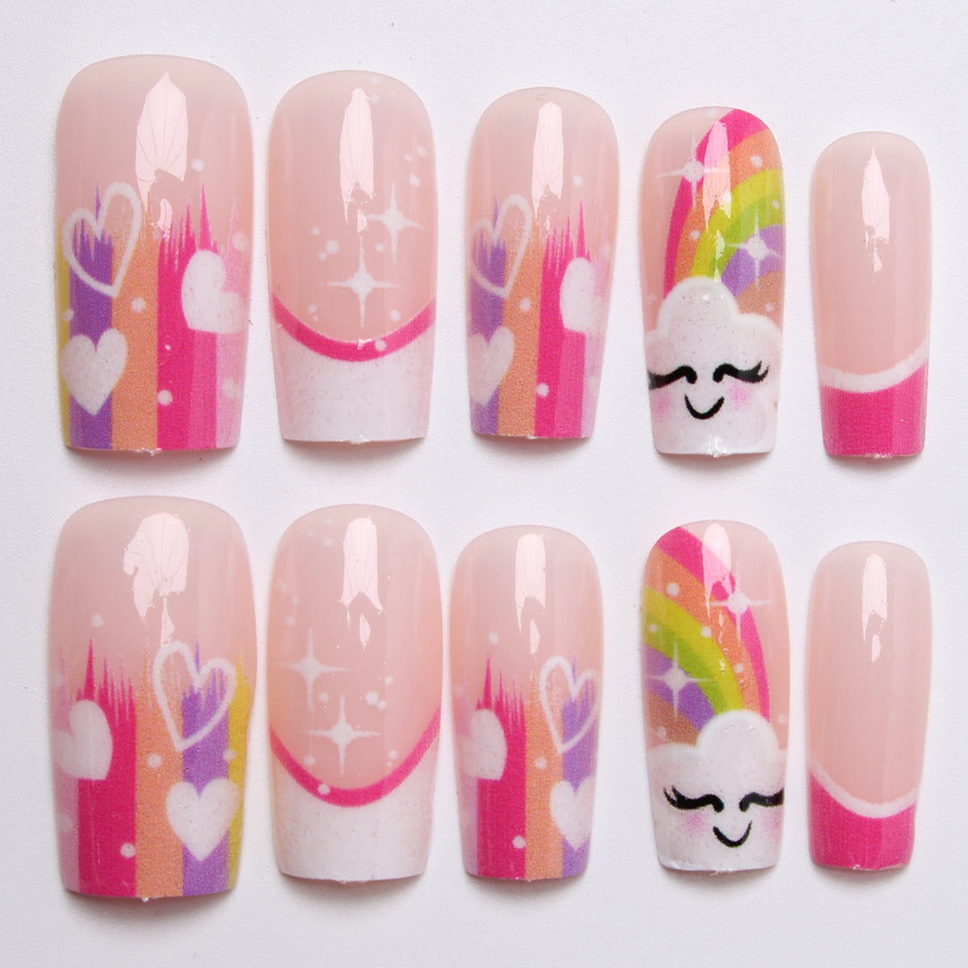 Creative Rainbow Nail Art Bowlift