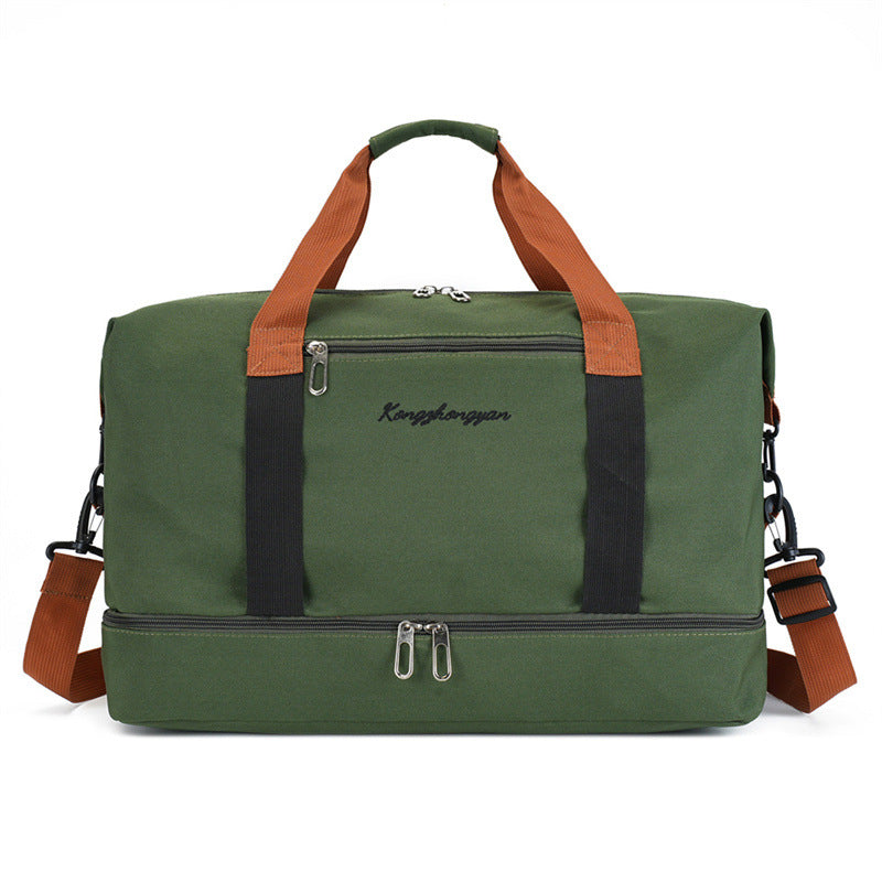 Versatile Multi-Compartment Travel Duffel Bag