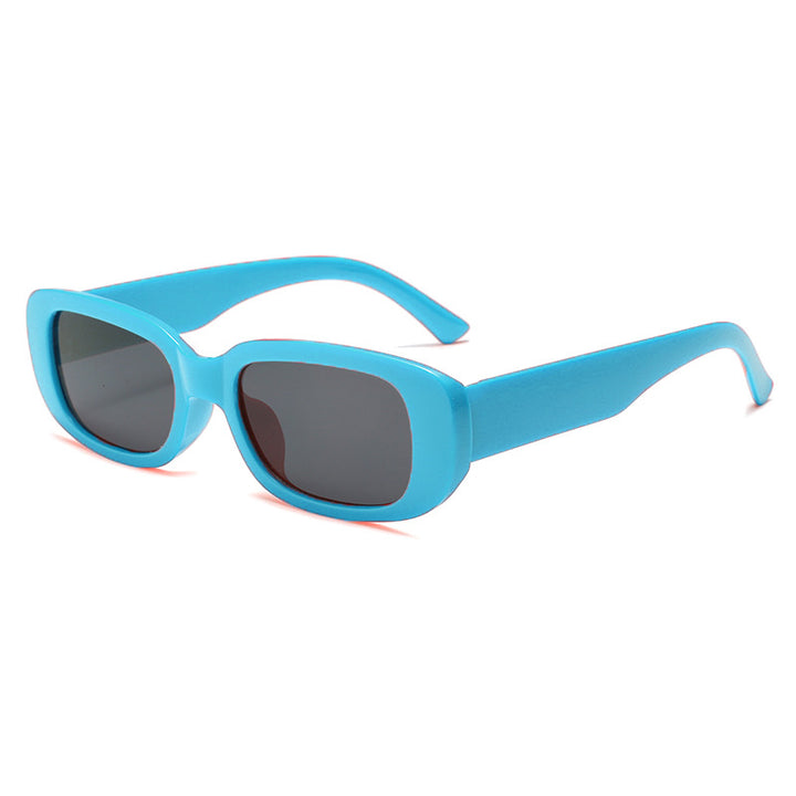 Women's fashionable rectangular sunglasses with adjustable nose pads Bowlift