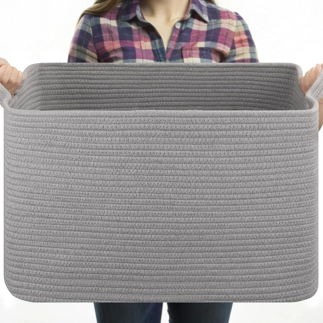 Women Versatile Storage Basket with Sturdy Handles Bowlift