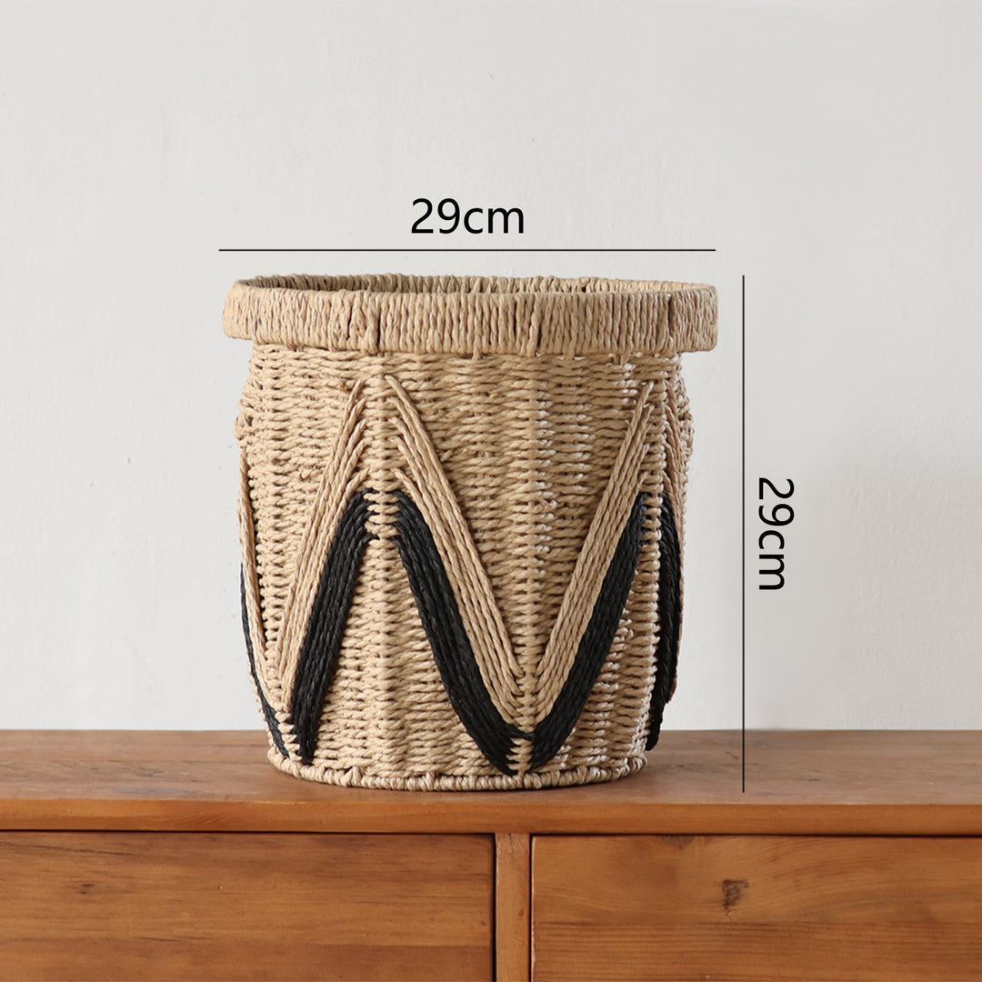 Handbag made of braided natural material Bowlift