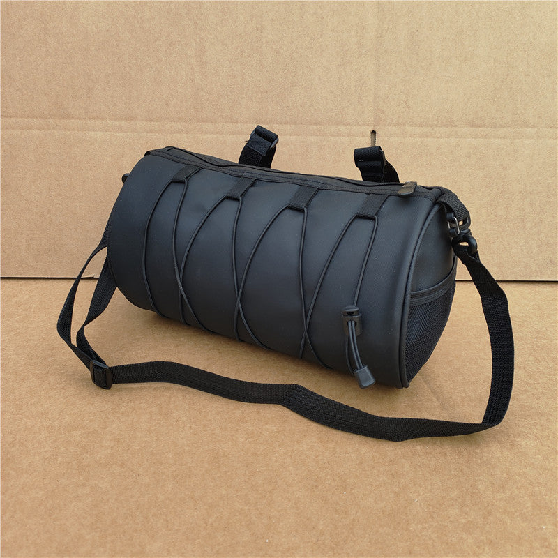 waterproof bicycle handlebar phone bag with touchscreen pocket and zippered cargo Bowlift