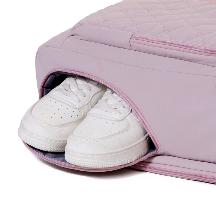 Stylish Quilted Laptop Backpack Bowlift