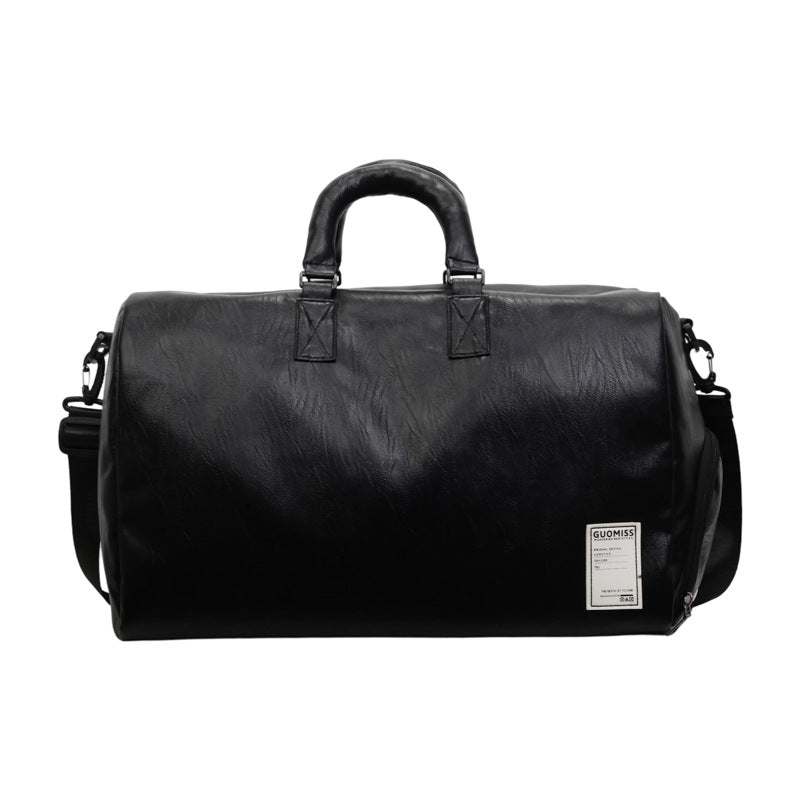 Premium Leather Travel Holdall Bowlift