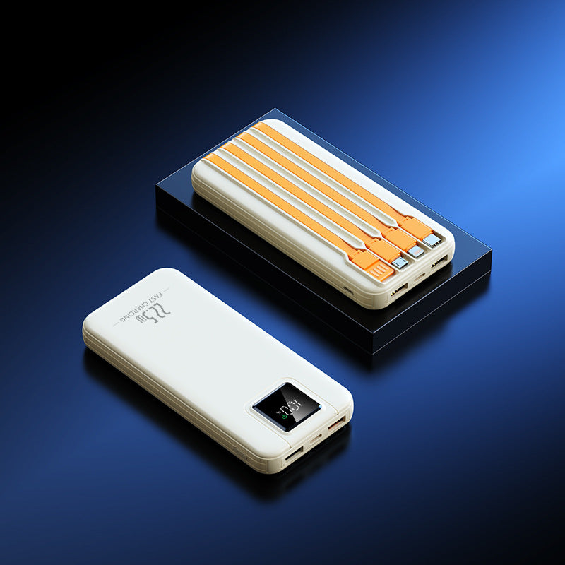 Portable power bank with advanced fast charging technology and smart LCD display Bowlift