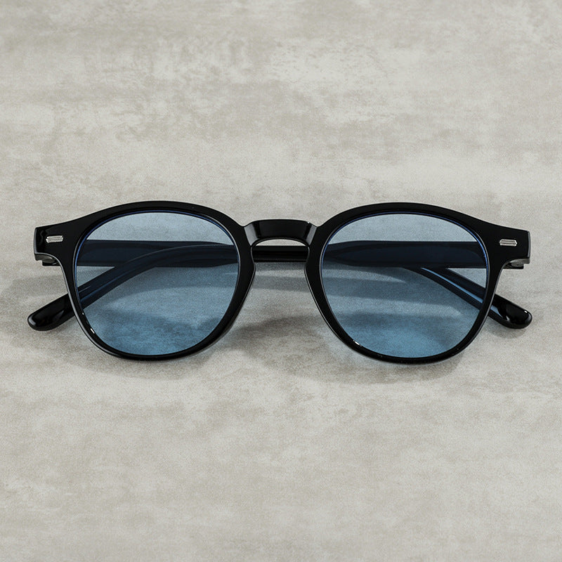 Vintage-Inspired Round Frame Sunglasses Bowlift