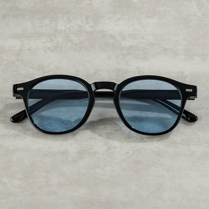 Vintage-Inspired Round Frame Sunglasses Bowlift