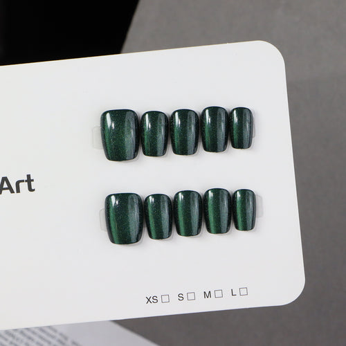 Elegant Shimmering Press-On Nail Art Bowlift