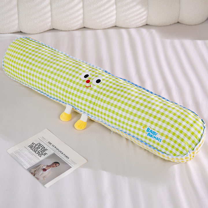 Plush Neck Roll with Playful Animal Design Bowlift