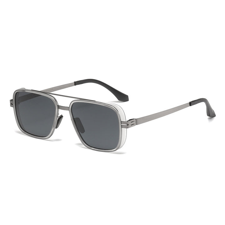 Men's Premium Sunglasses in Modern Square Design Bowlift