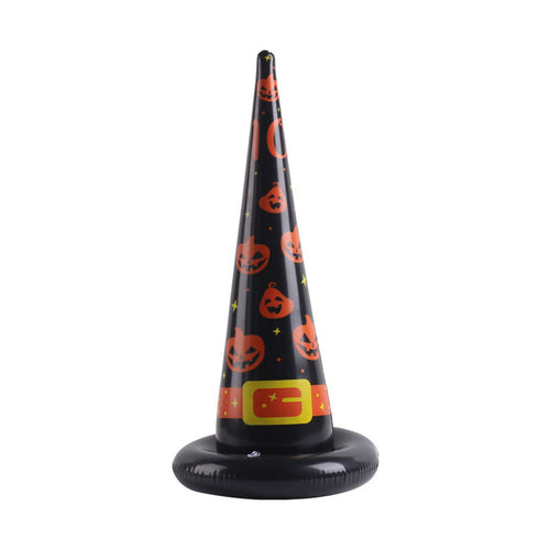 Women Inflatable Witch Hat Toy Bowlift