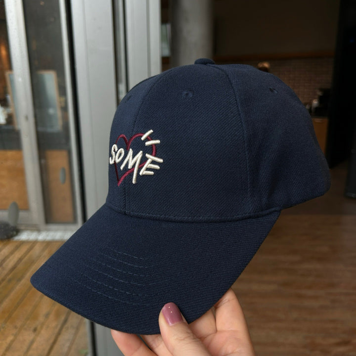 Embroidered Heart Baseball Cap