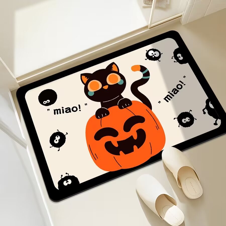 Fun Cat-Themed Bathroom Mat Bowlift
