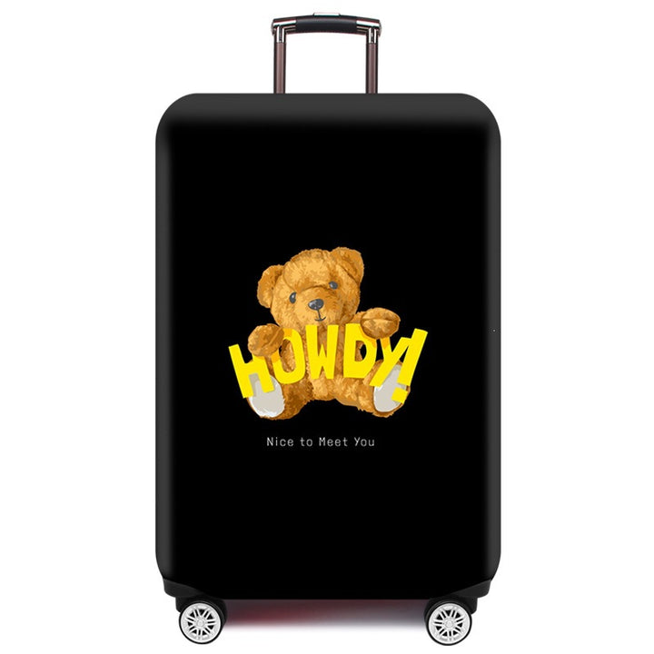 Cartoon Bear Design Hard Shell Luggage Bowlift