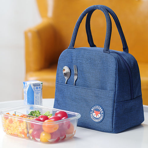 Cooler Bag with Cheerful Pig Design Bowlift