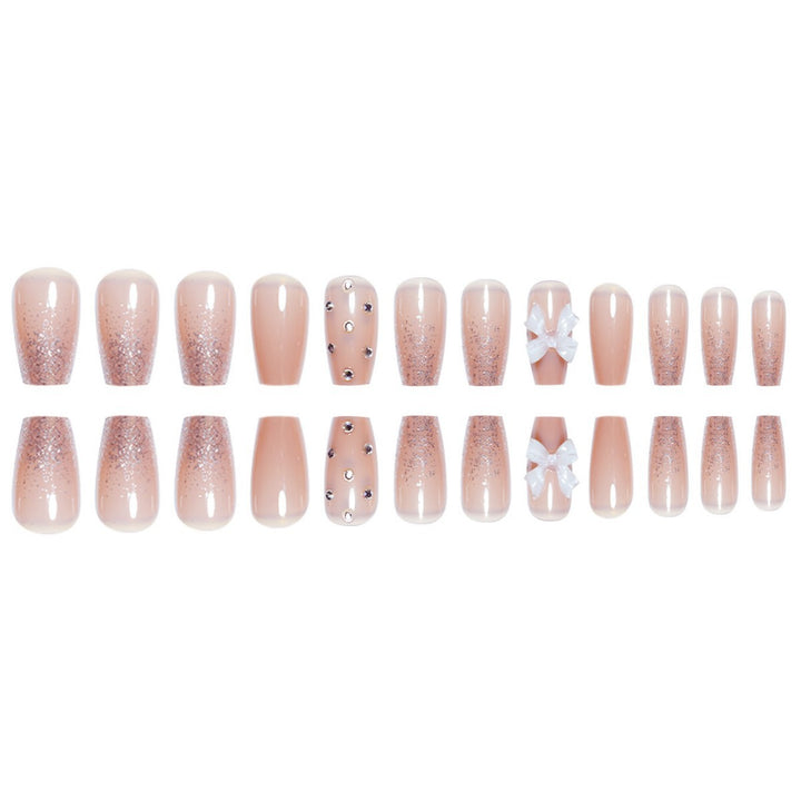 Elegant Press-On Nail Art Extensions Bowlift