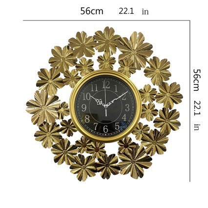 Decorative Floral Wall Clock Bowlift 1789208415