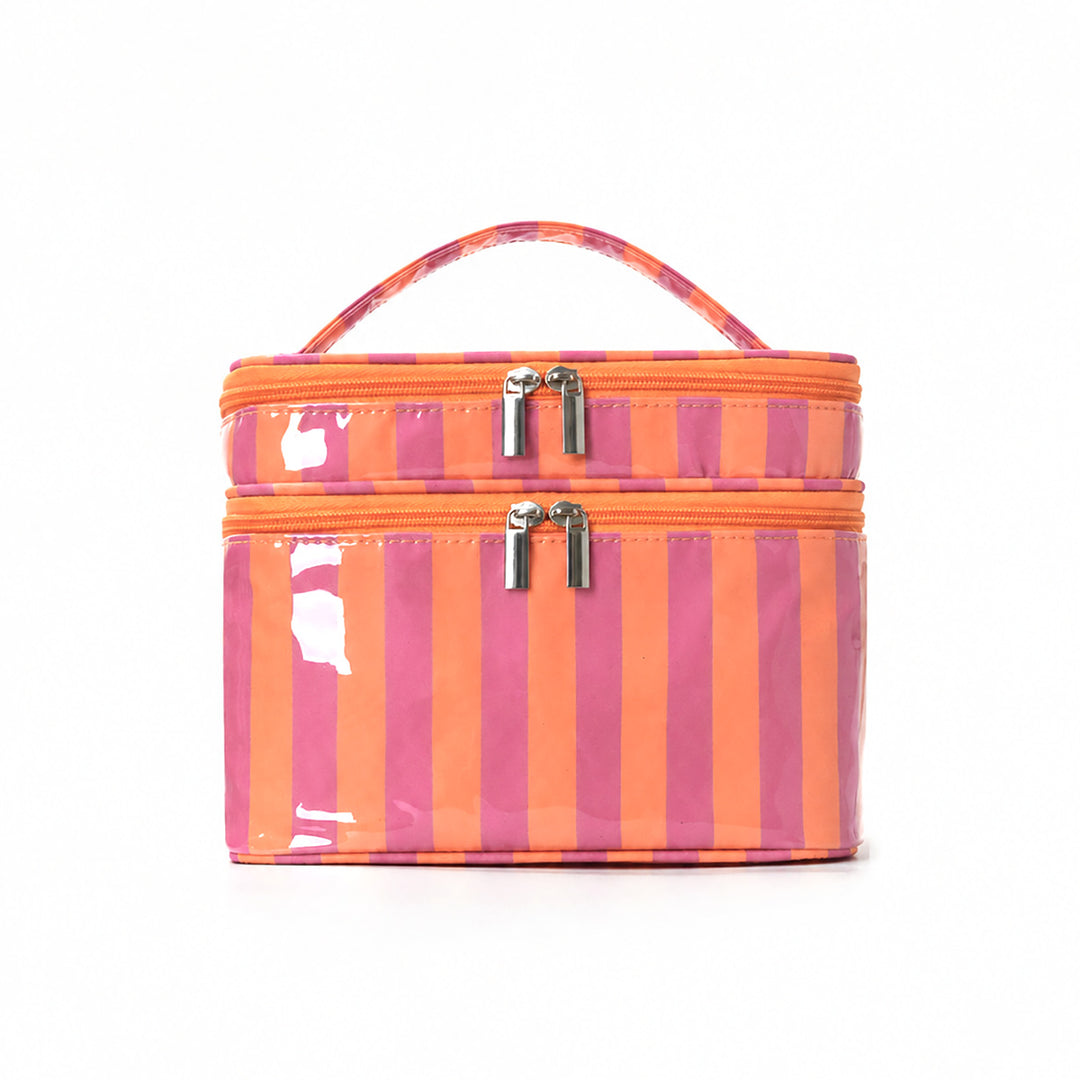 Cosmetic Organizer with Double Compartment System Bowlift