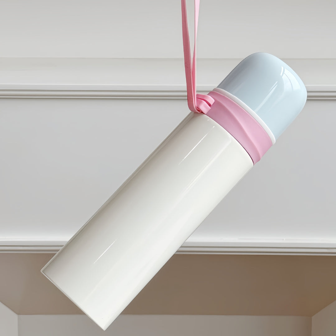 Insulated drinking bottle with removable straw Bowlift