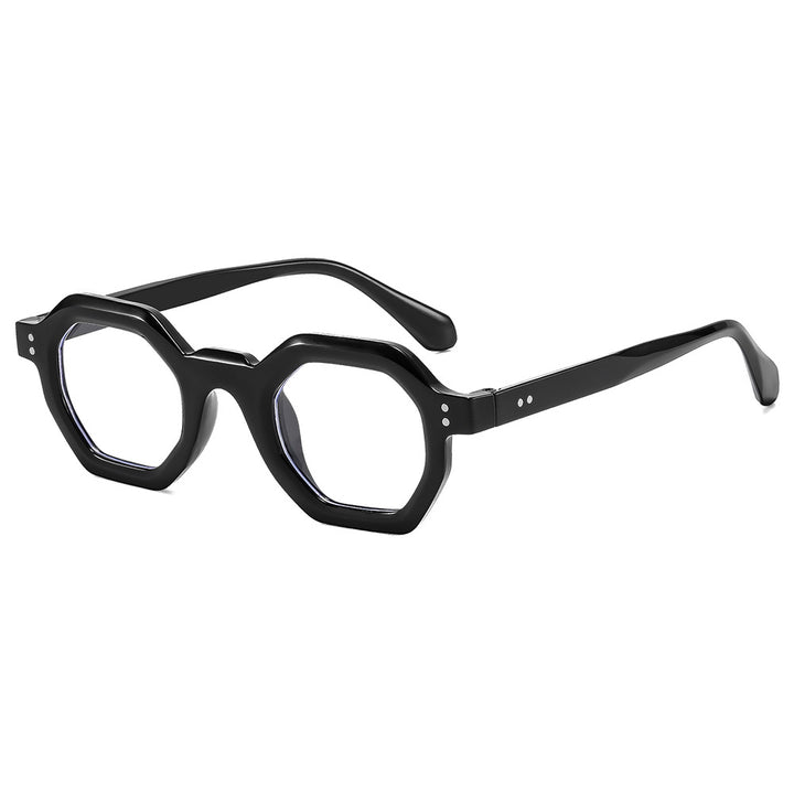 Women's octagonal sunglasses with stylish pattern and UV protection Bowlift