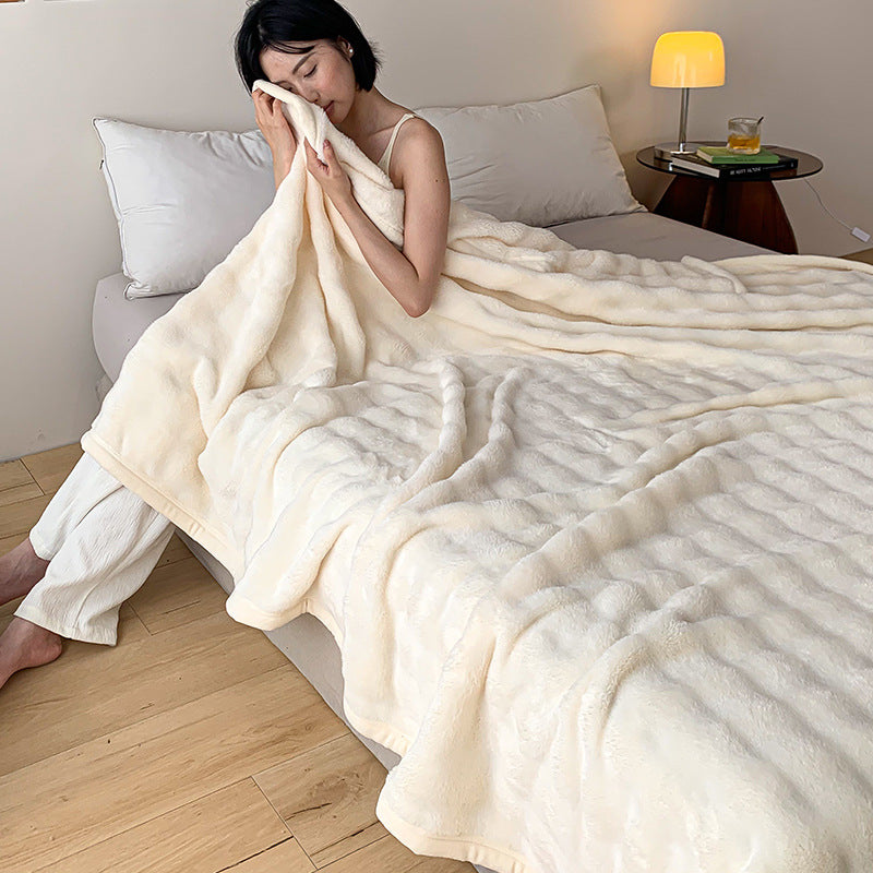 Women’s Plush Blanket with Cozy Comfort Bowlift