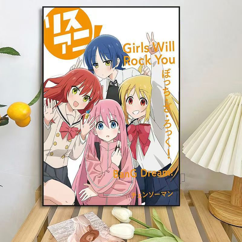 Anime-Inspired Character Wall Art Print Bowlift