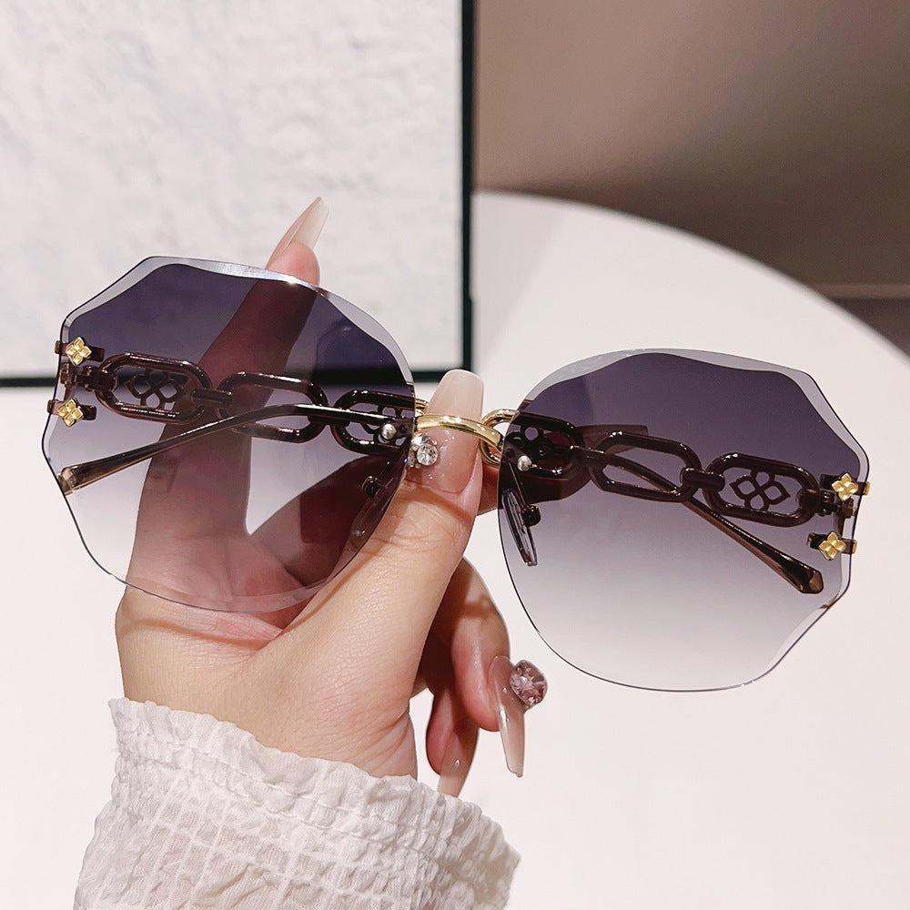 Elegant Oversized Octagonal Sunglasses Bowlift