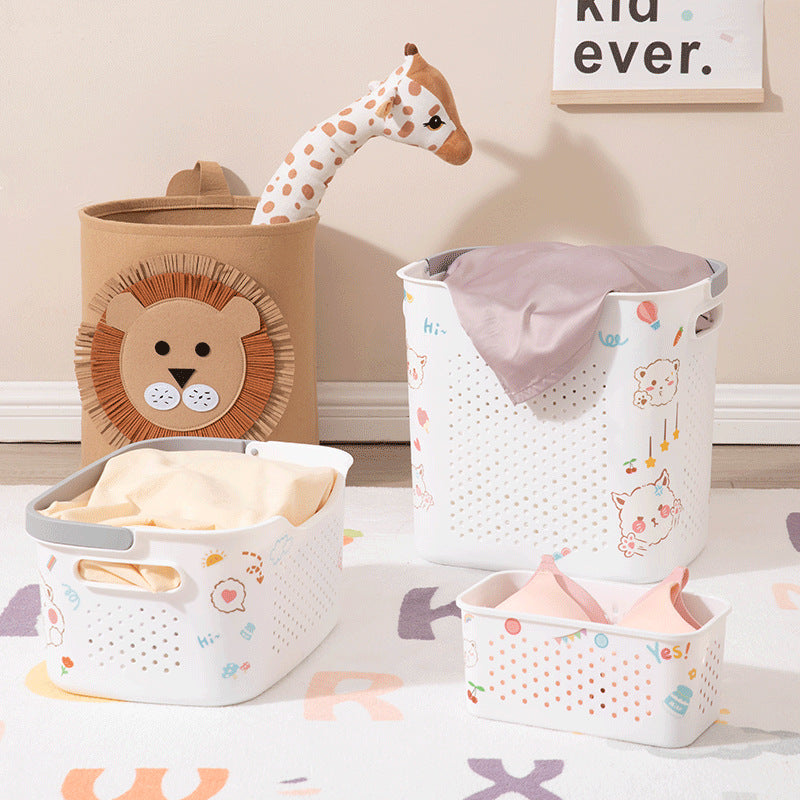Cute Decorative Laundry Basket Bowlift