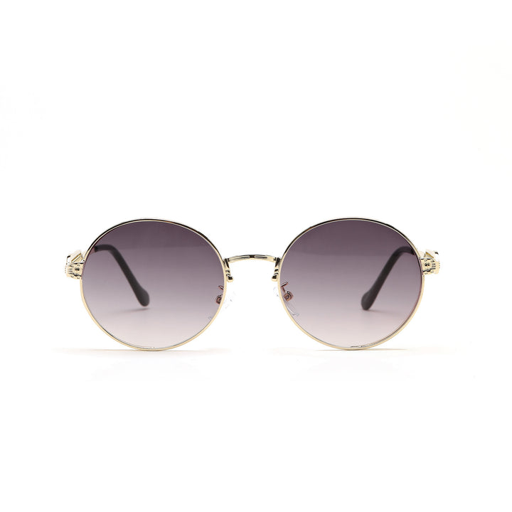 Women's round vintage sunglasses with exclusive metal frame Bowlift