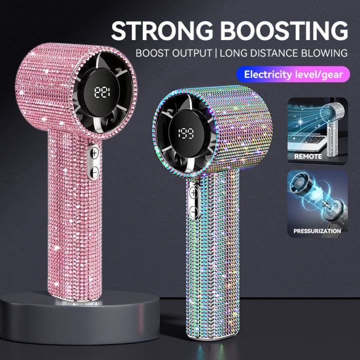 Women's High-Performance Handheld Hair Dryer with Brilliant Accents Bowlift