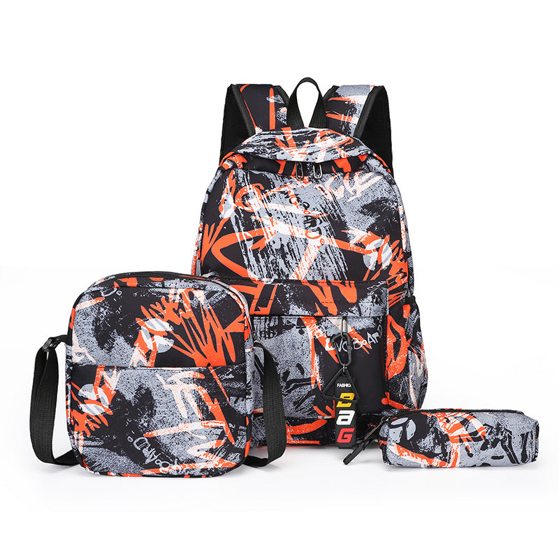 Backpack set with practical shoulder bag and pencil case Bowlift