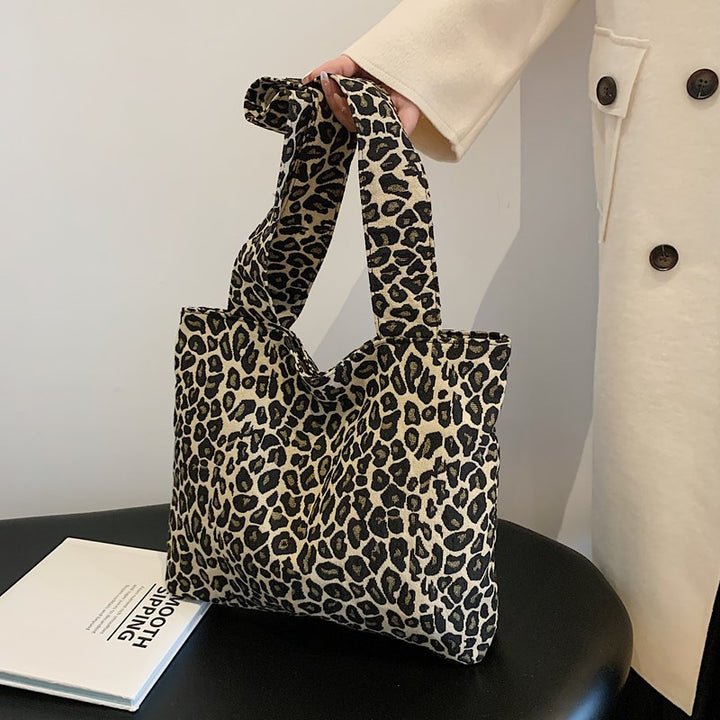 Stylish Animal Print Tote Bag Bowlift