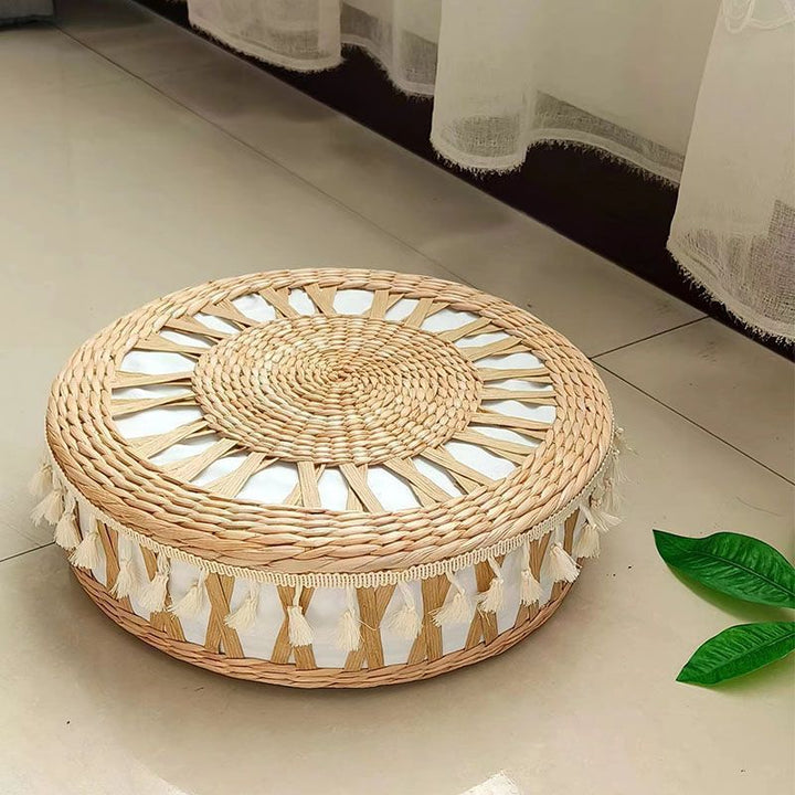 Handcrafted Pouf in Boho Style Bowlift