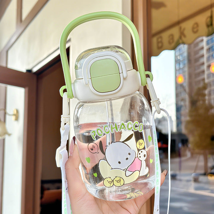 Women's practical drinking bottle with ergonomic grip Bowlift