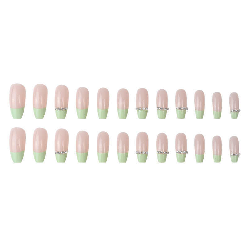 Sparkling Glamour Stiletto Nail Extensions Bowlift