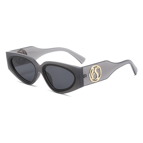 Women's Cat-Eye Sunglasses with Luxurious Frame and Glamorous Details Bowlift