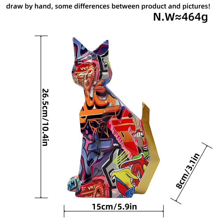 Colorful lion figure made of high-quality resin Bowlift