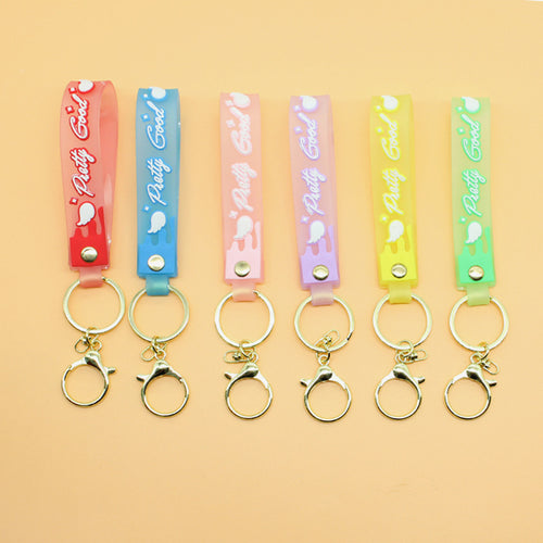Unisex keychain made of high-quality silicone with playful design Bowlift
