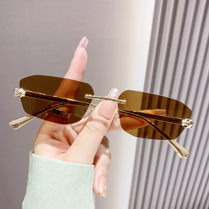 Women elegant half-frame sunglasses Bowlift