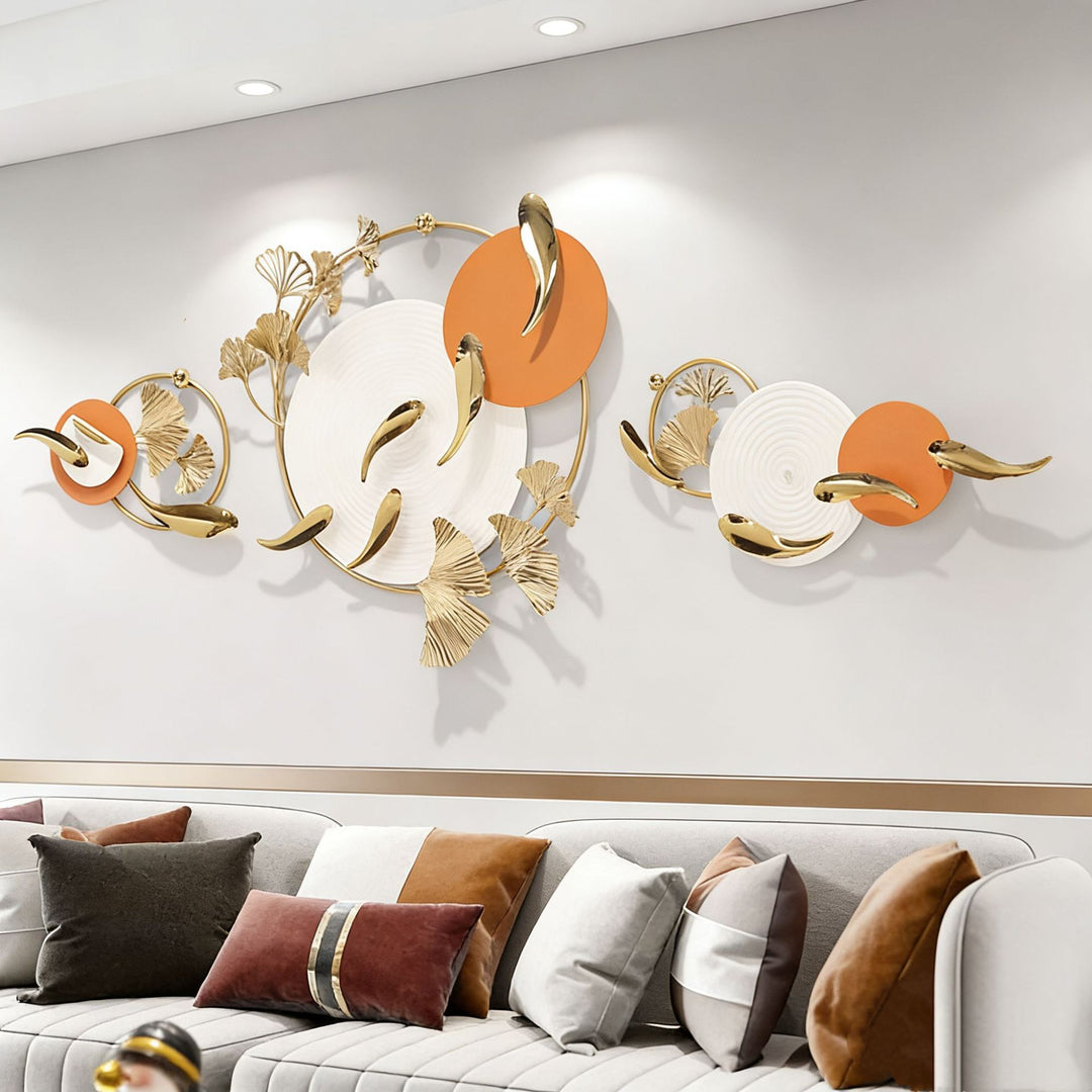 Contemporary Abstract Wall Sculpture Bowlift