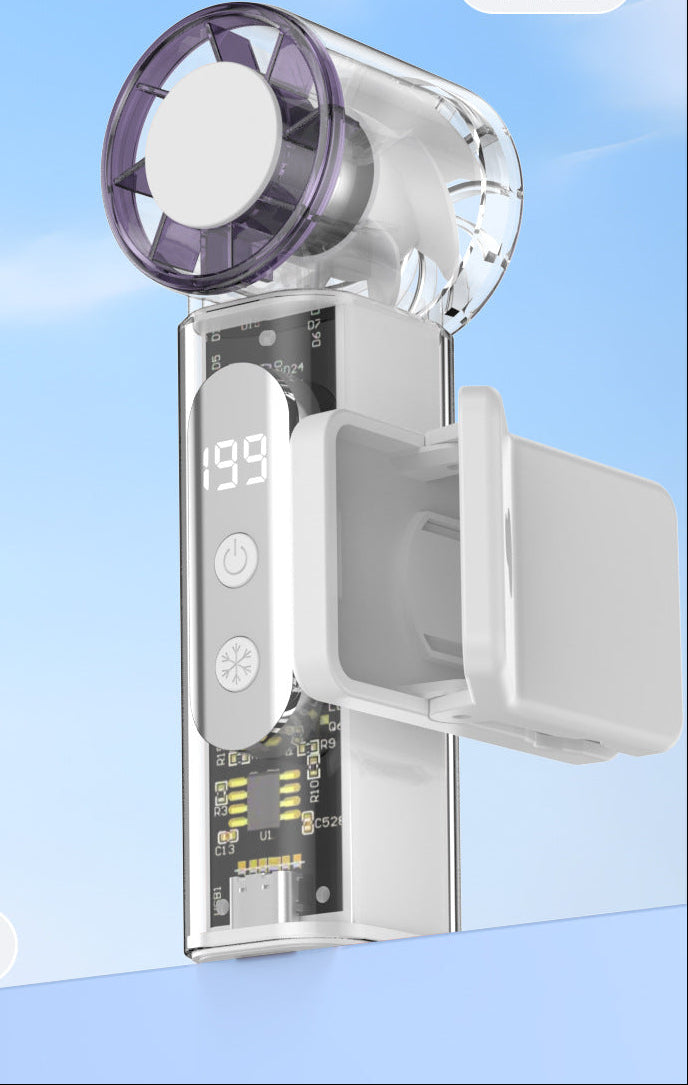 Ladies Portable High-Performance Mini Fan Bowlift