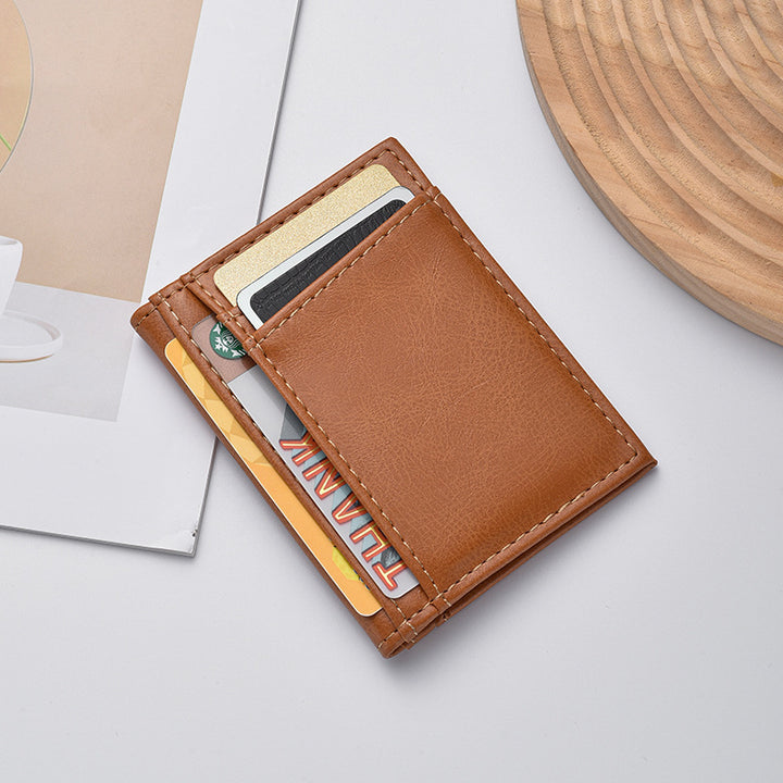 Minimalist Leather Card Wallet Bowlift