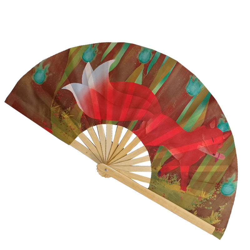 Women creatively designed hand fan Bowlift