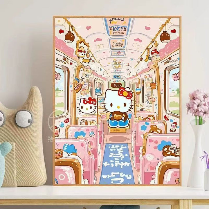 Hello Kitty-Themed Whimsical Wall Art Bowlift