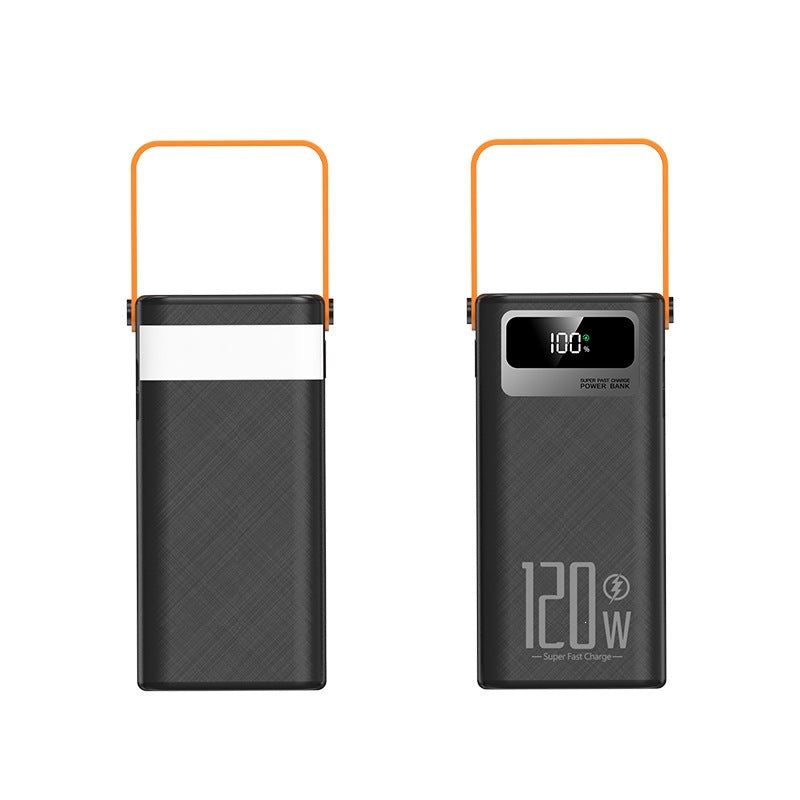 Portable power bank with 120W fast charging function and smart display Bowlift